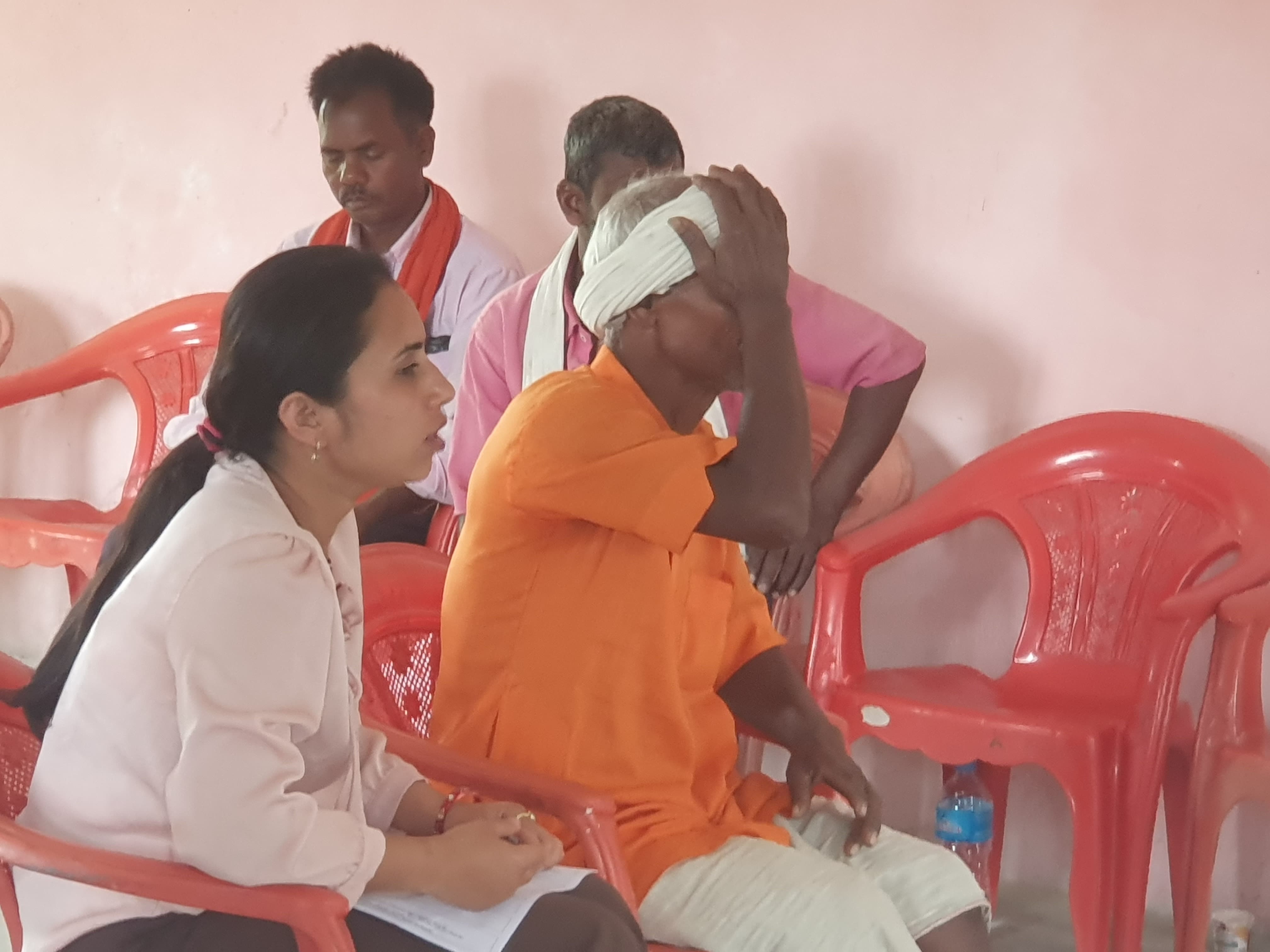 Free Eye Screening Camp, Thulo Brahmapuri, Kalaiya 17, Bara
