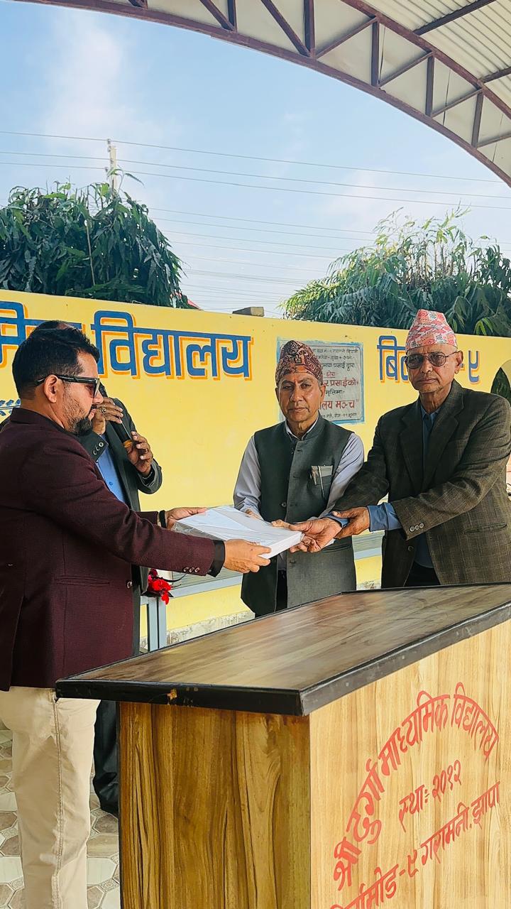 District Grant: Official Girl's Toilet Handover Completion