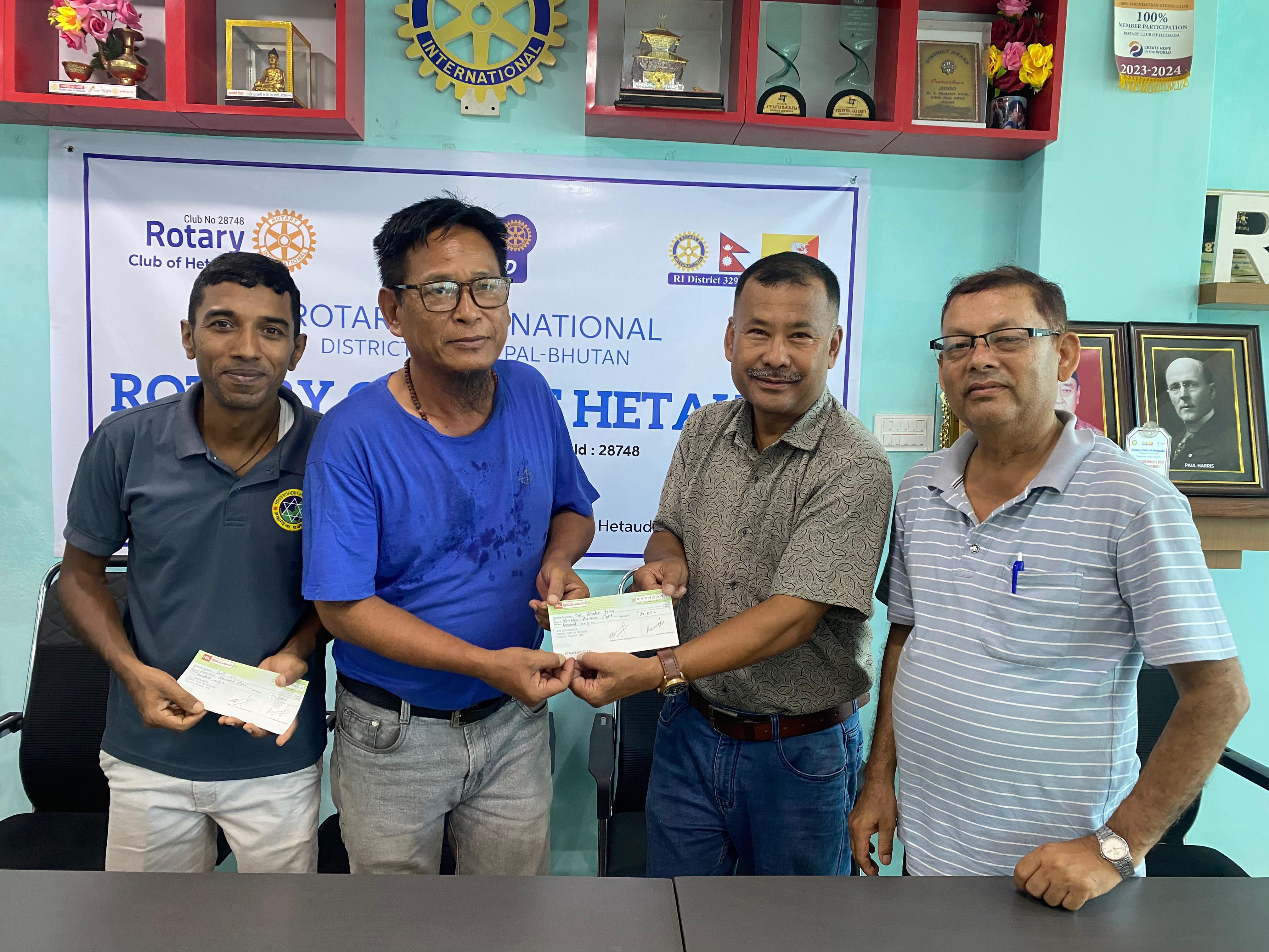 24th July 2025 - Provides music education and monthly salary to visually impaired students