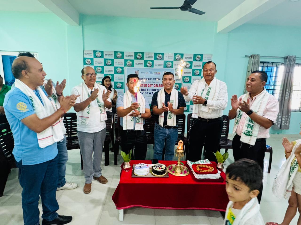 Food Distribution at Manavsewa Ashram