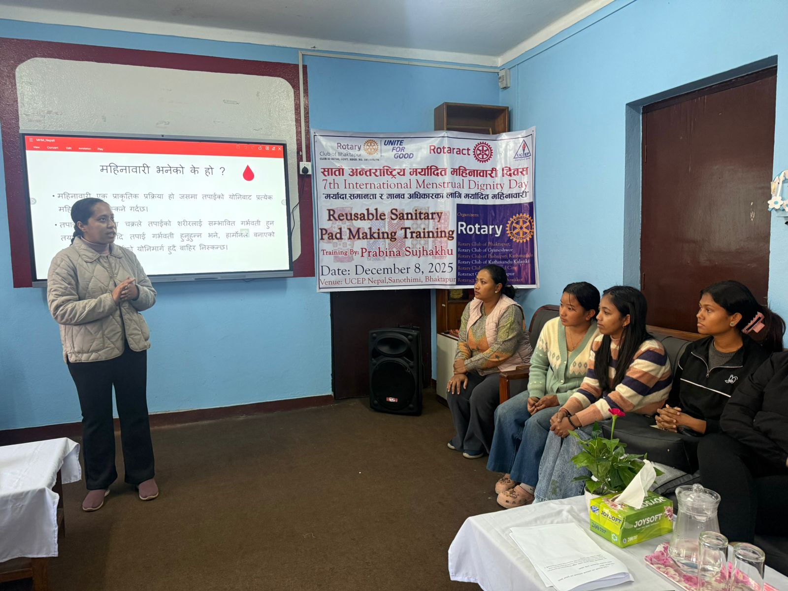 Reuseable Pad Making Training