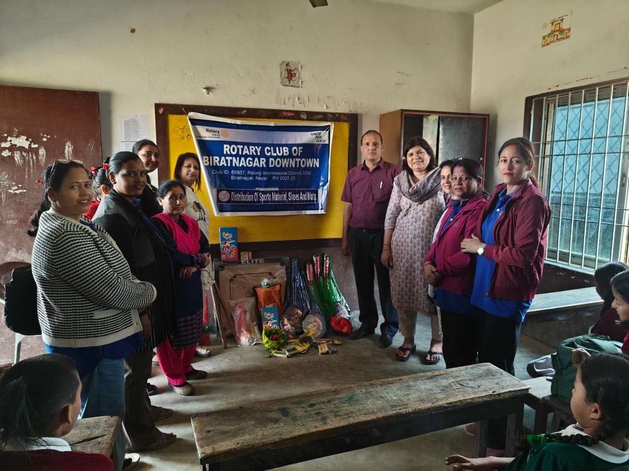 Sports material handover at 2 schools  Phase 2