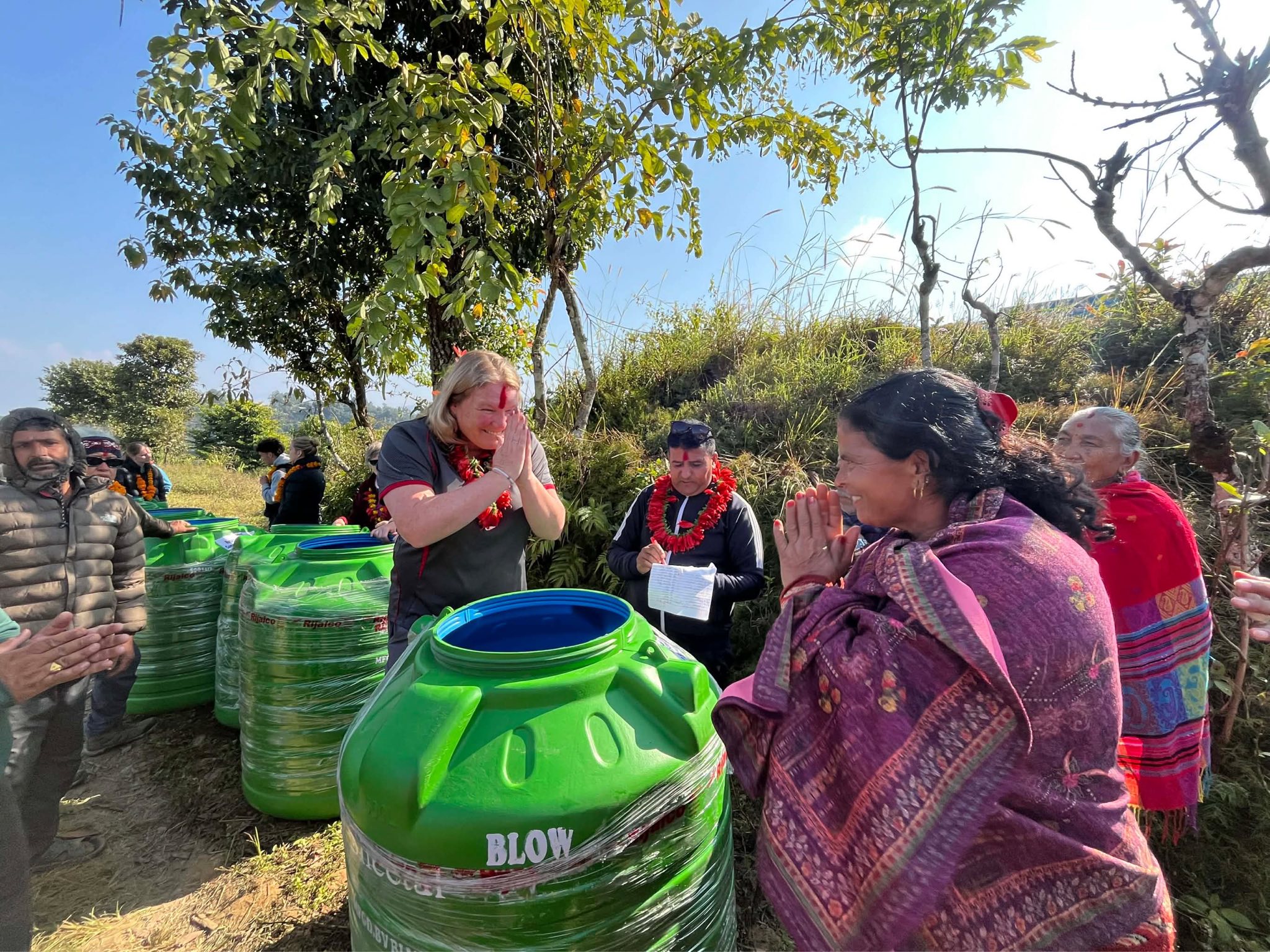 Sports material and Hill Tank distribution program